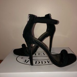 Black Suede Steve Madden Heels